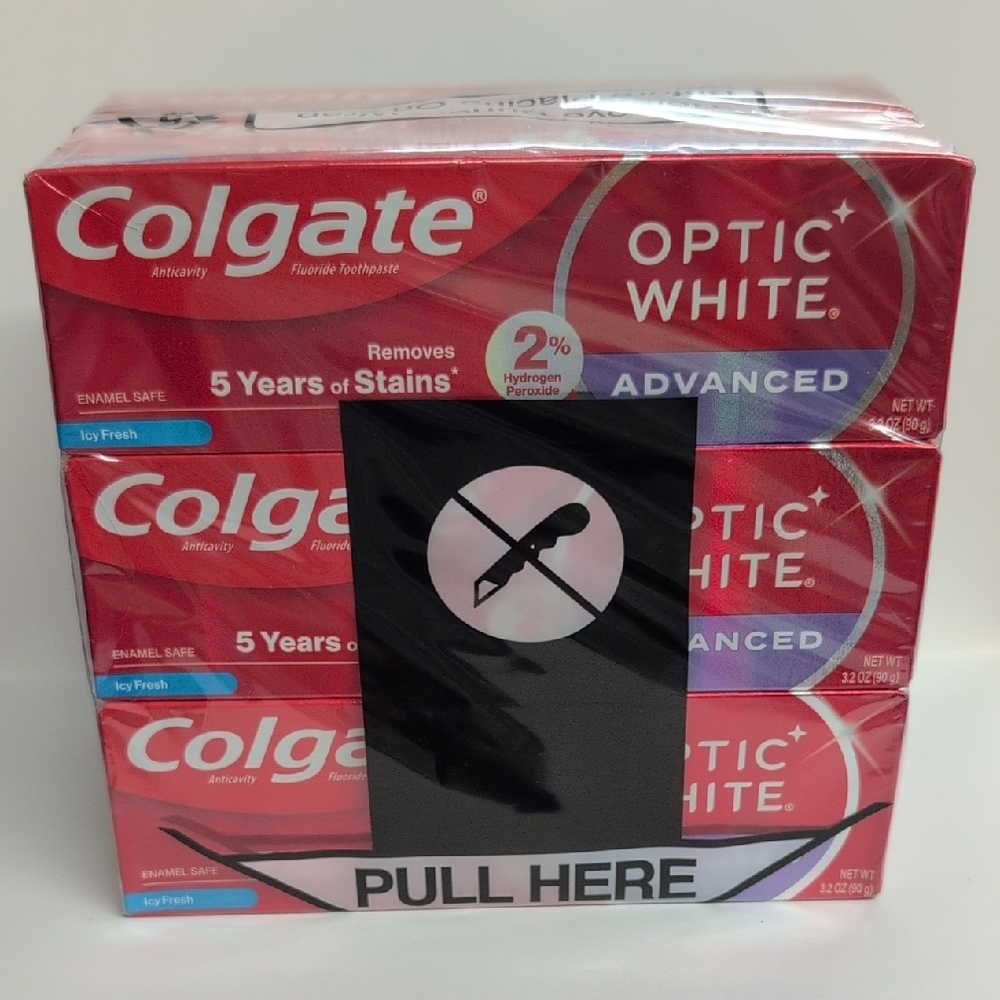 Colgate Optic White Advanced Toothpaste - Red